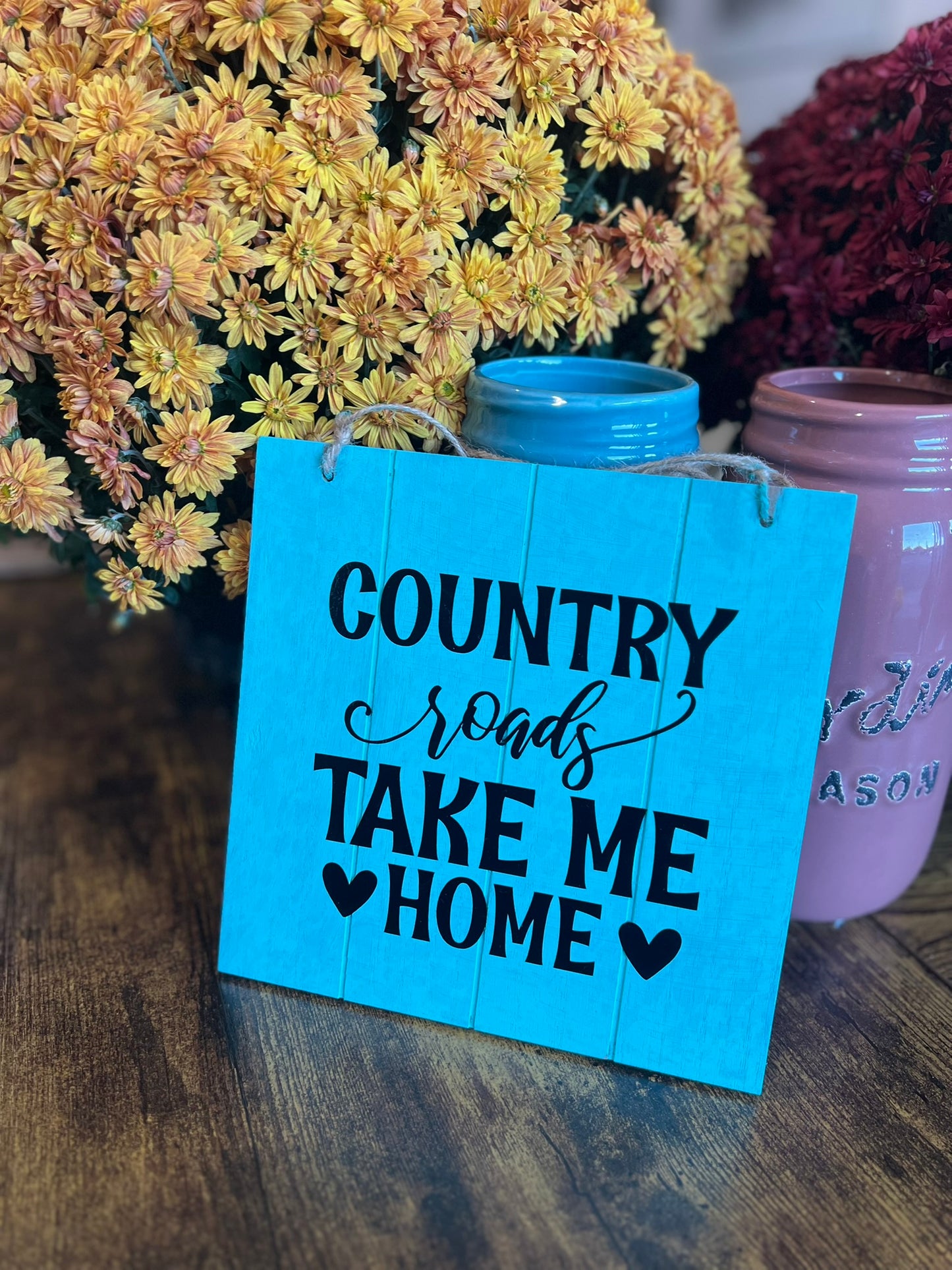 small wood sign
