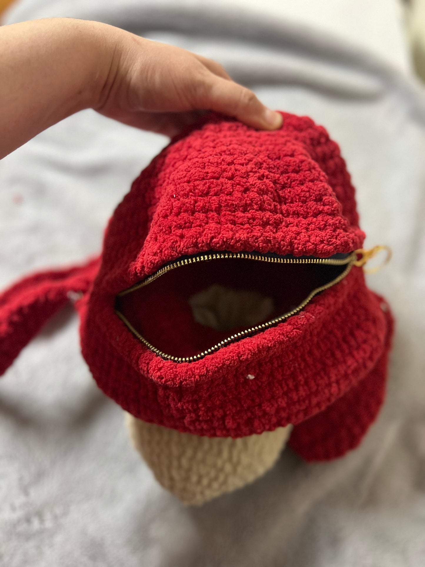Mushroom purse