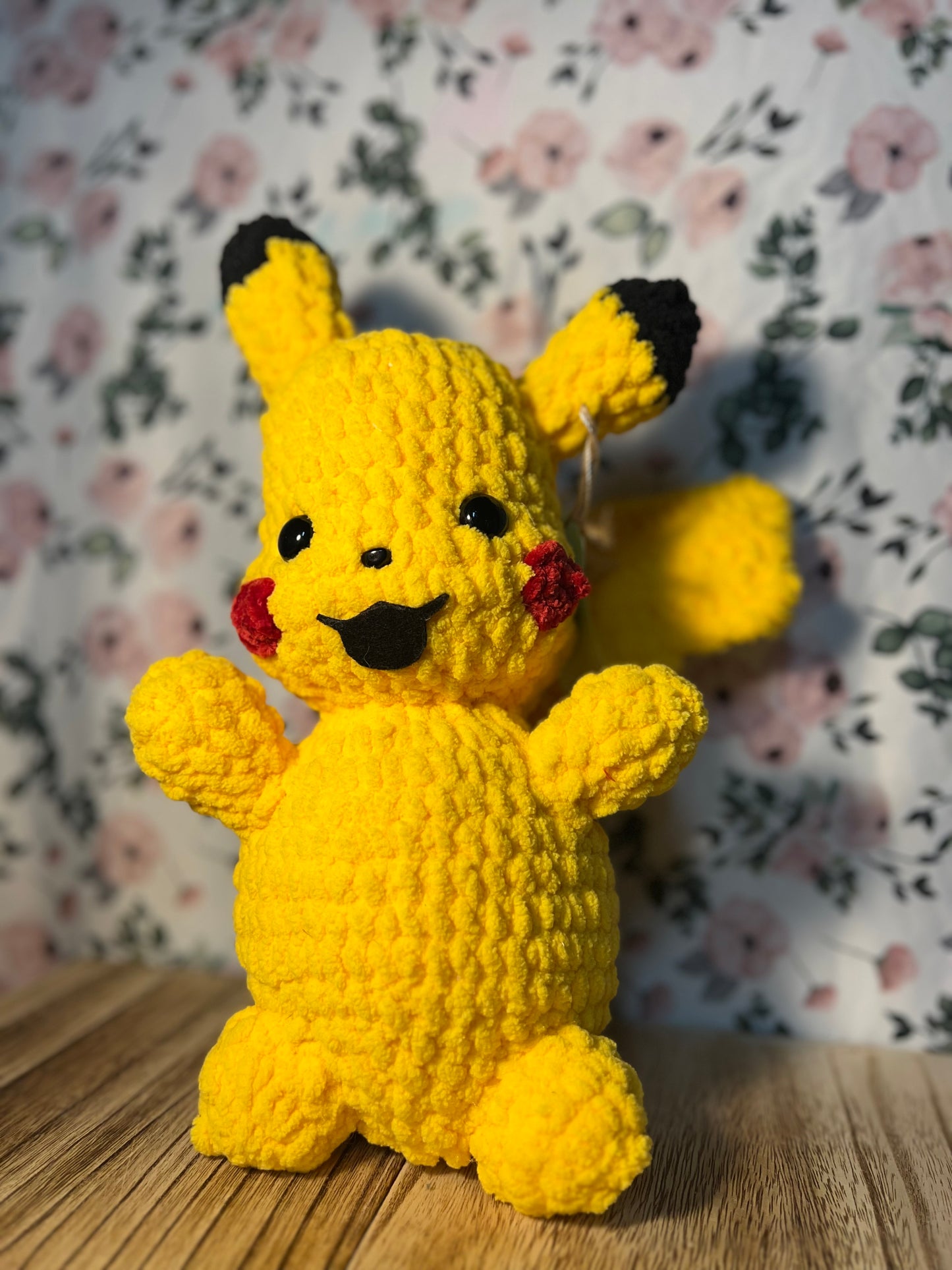 Crochet yellow pikachu