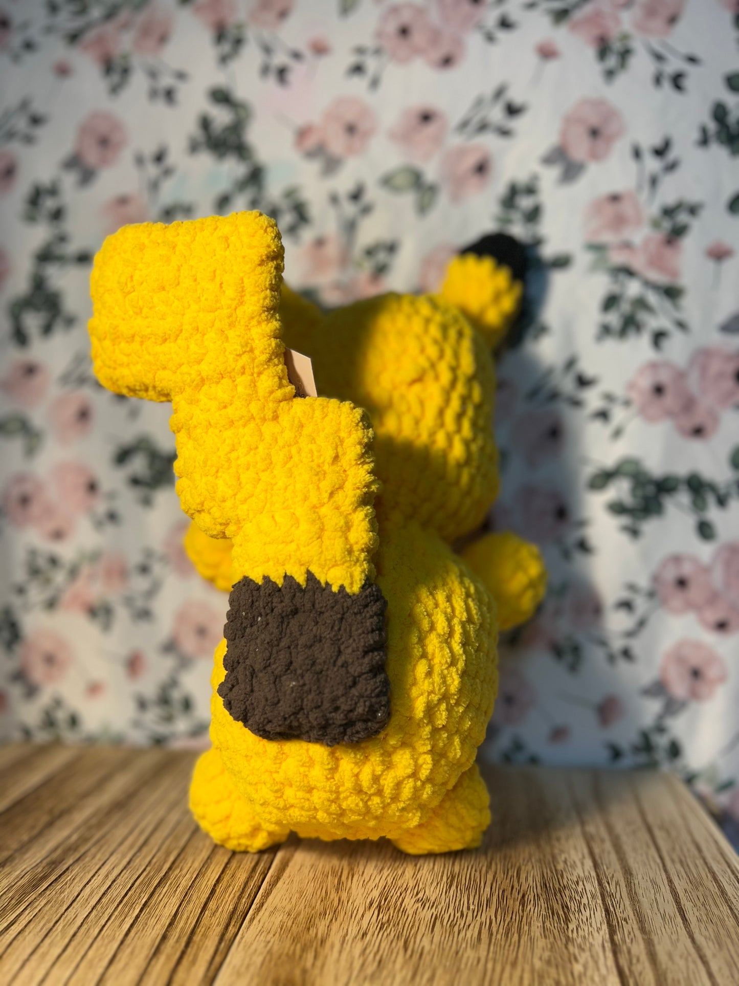 Crochet yellow pikachu