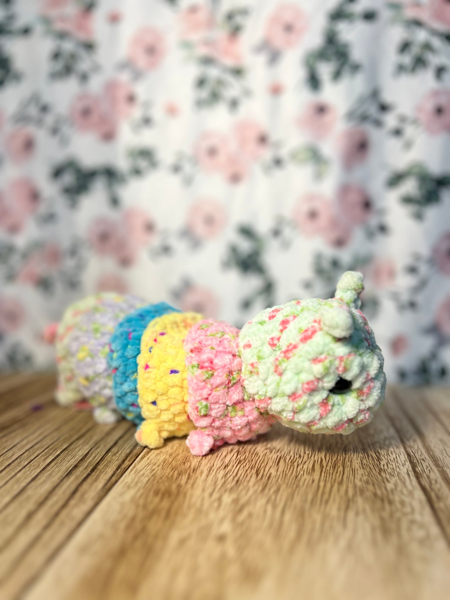 Crochet fidget caterpillar