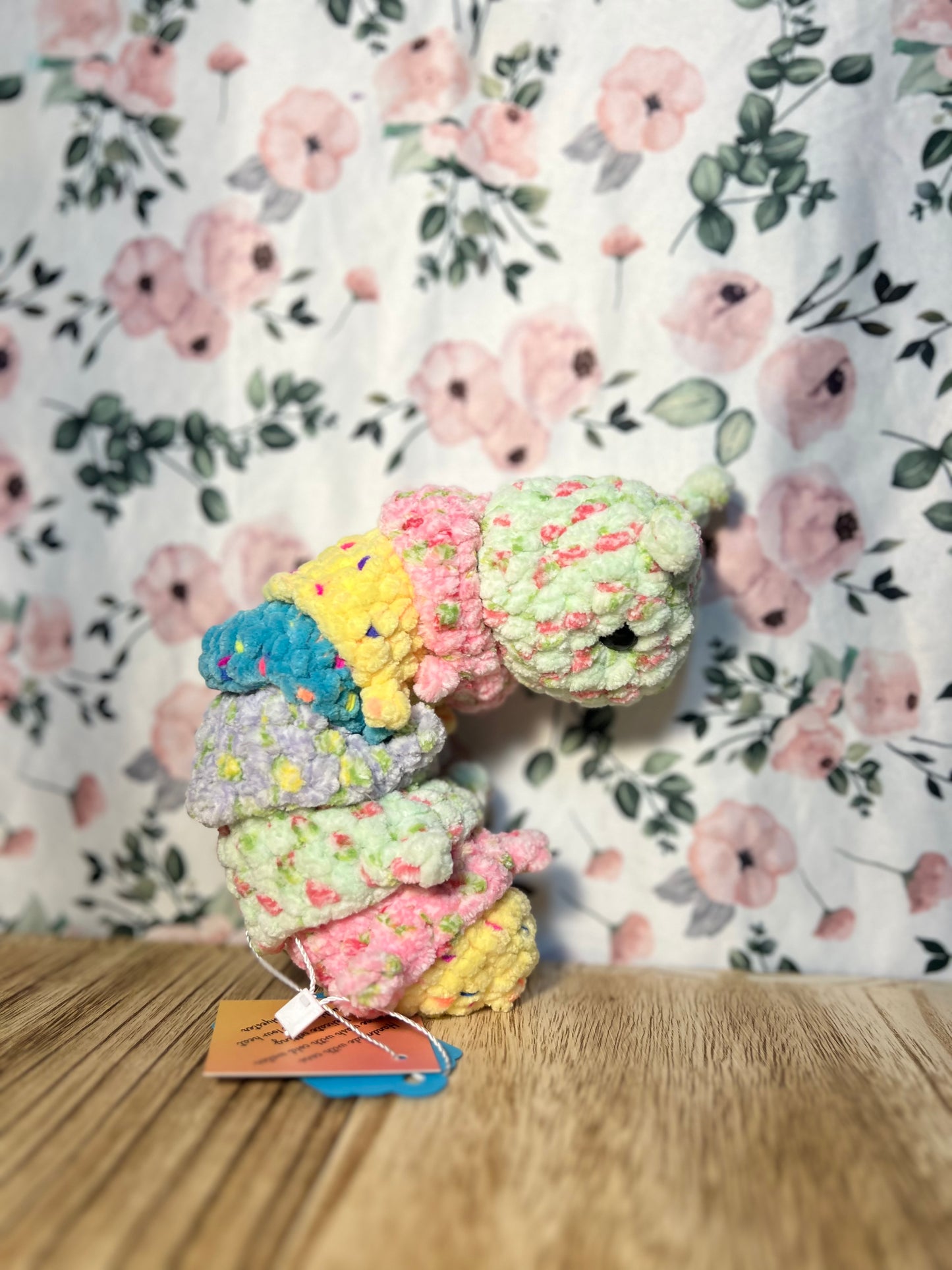 Crochet fidget caterpillar