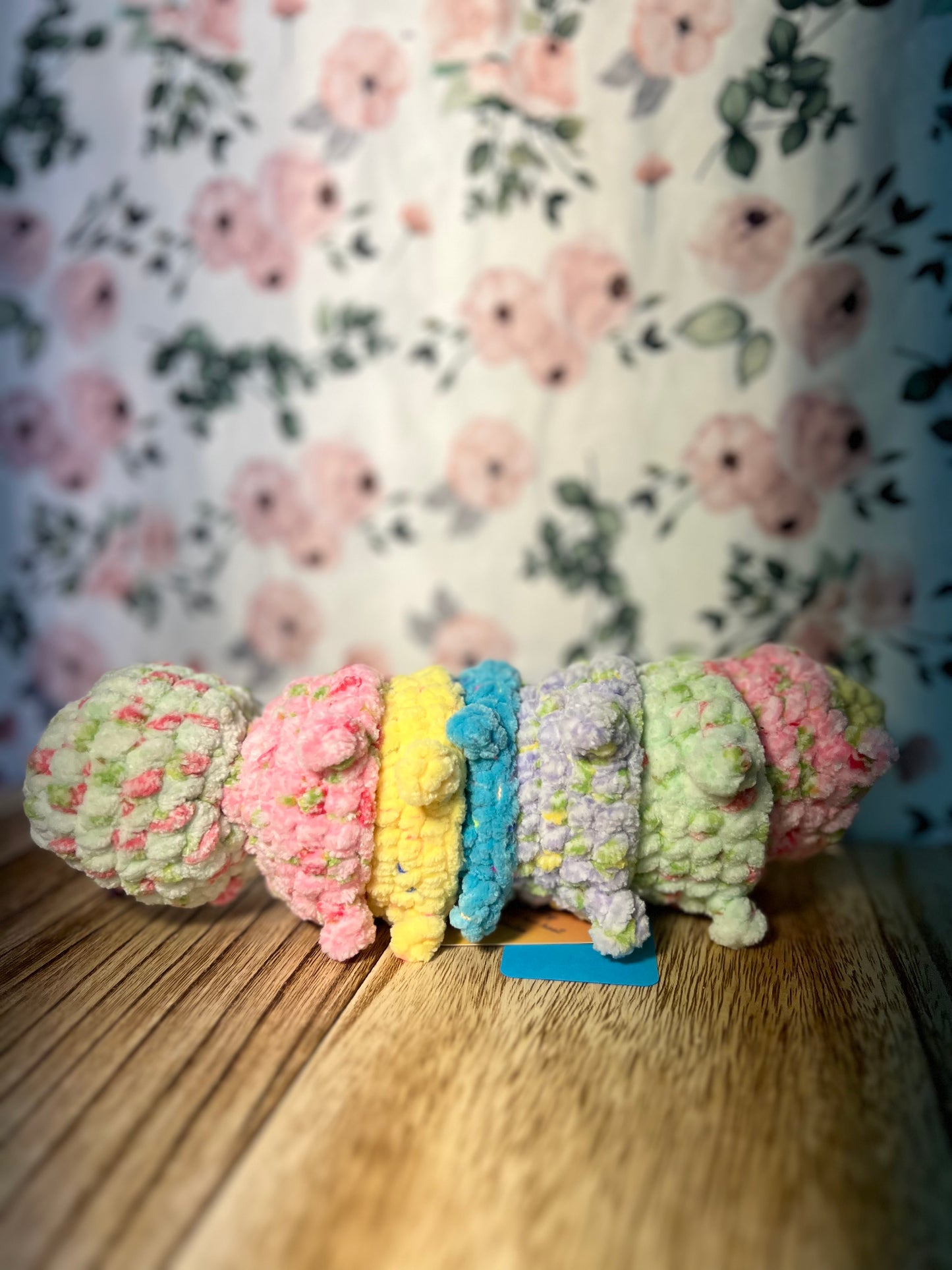 Crochet fidget caterpillar