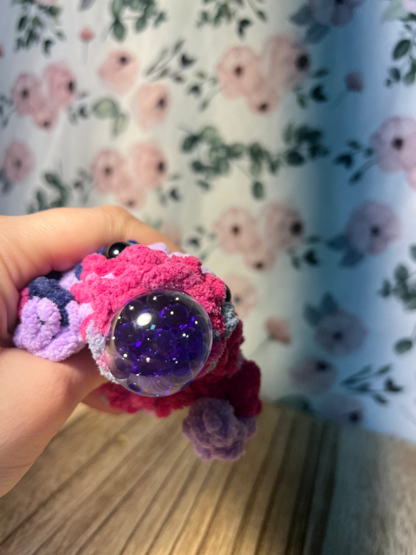 Crochet bubble fidget fish