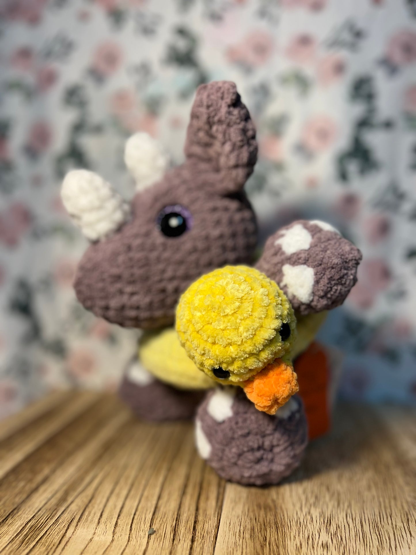 Rhino with duck float