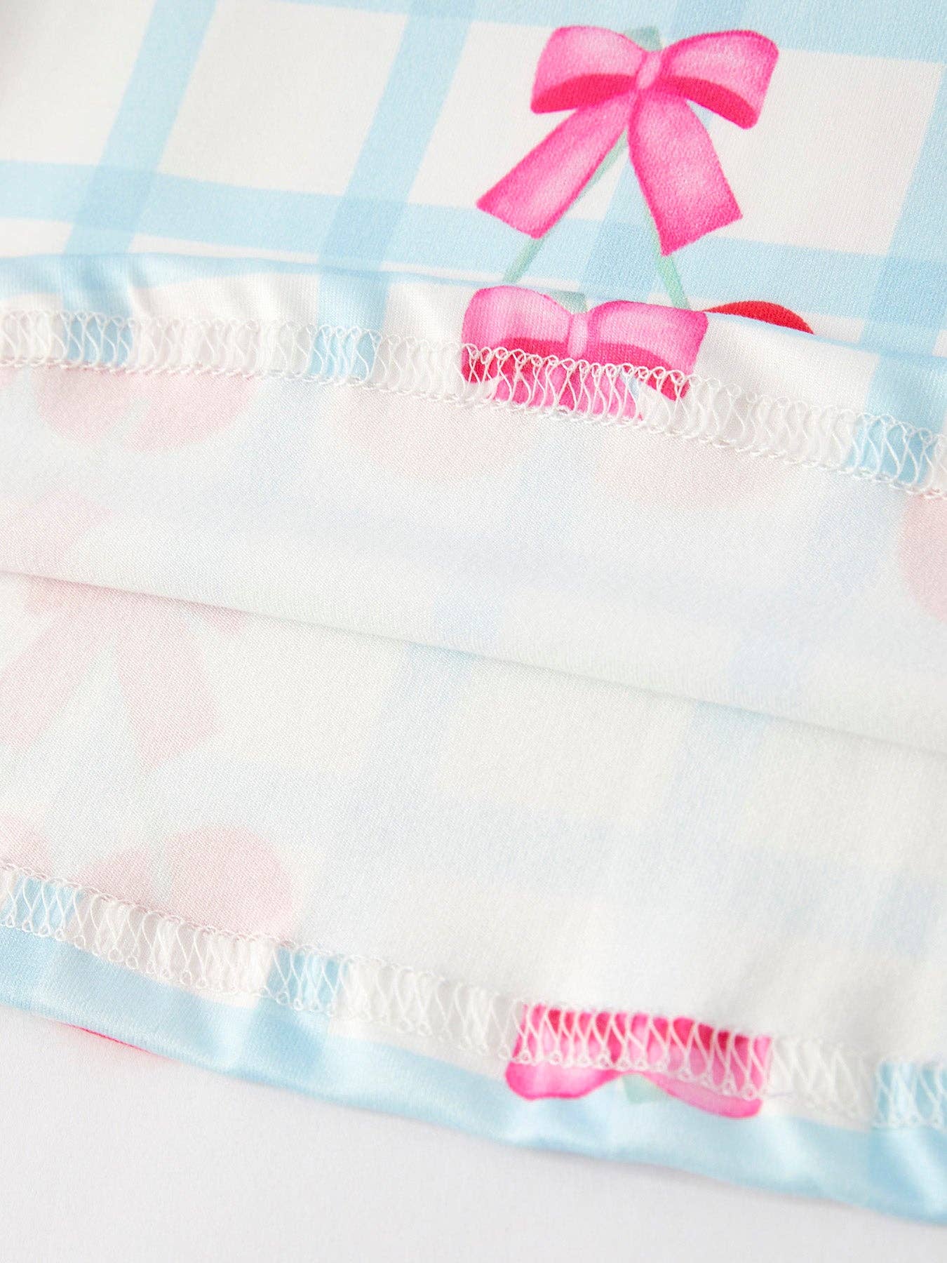 Rylee Faith Designs - Cherry Plaid Girls' Dress