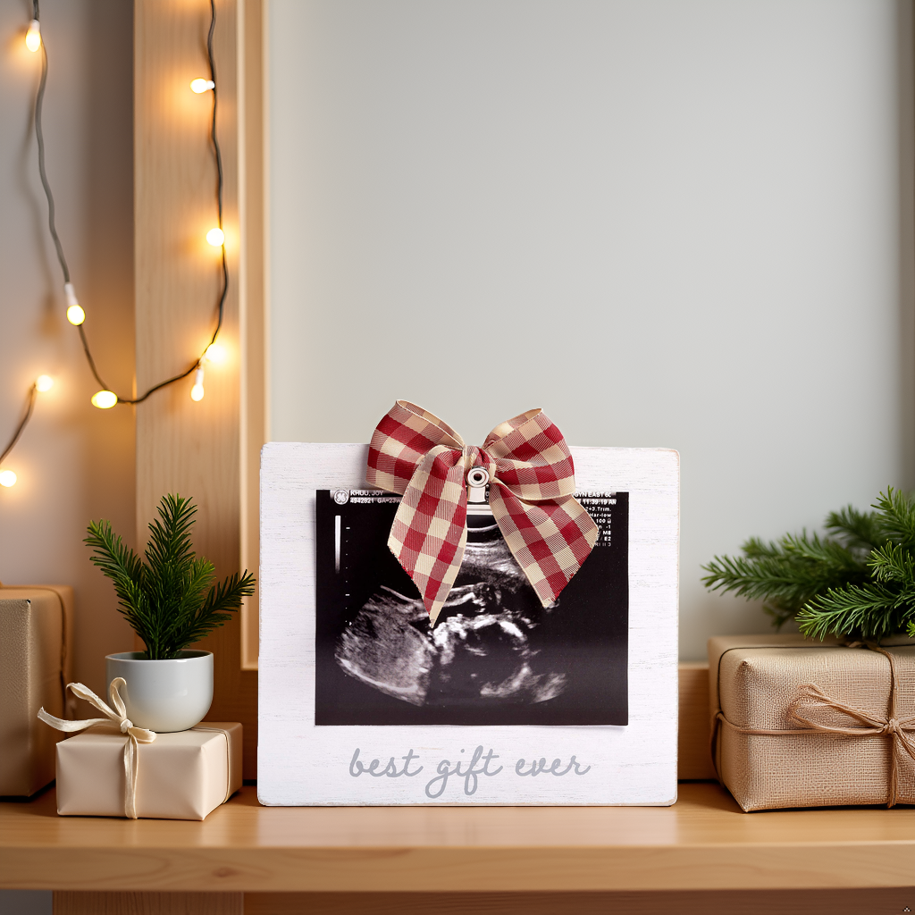 Pearhead - Best Gift Ever Sonogram Holiday Picture Frame