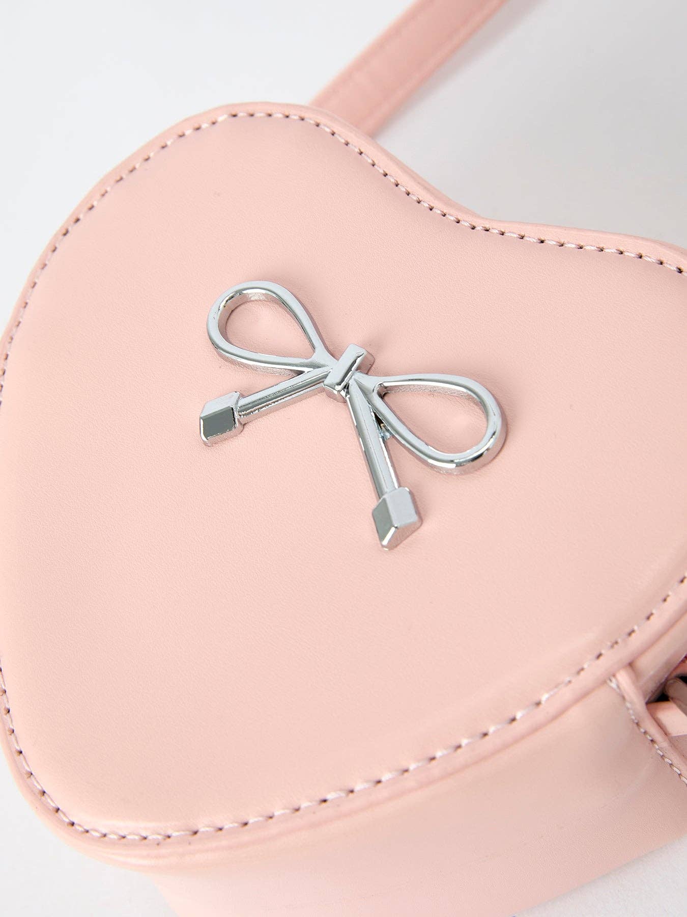Rylee Faith Designs - Christmas and Valentine's Sweet Heart-Shaped Crossbody Girls Bag with Bow