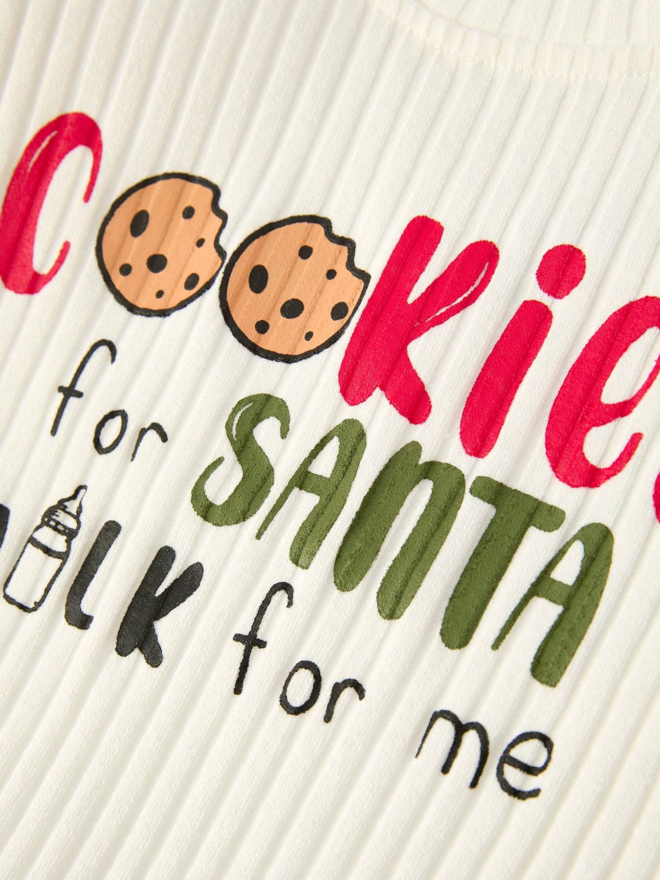 Rylee Faith Designs - Christmas "Cookies for SANTA, Milk for Me" Girls Outfit