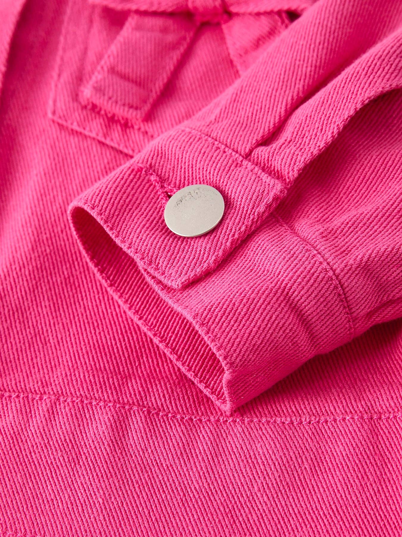 Rylee Faith Designs - Hot Pink Fall Girls Denim Top