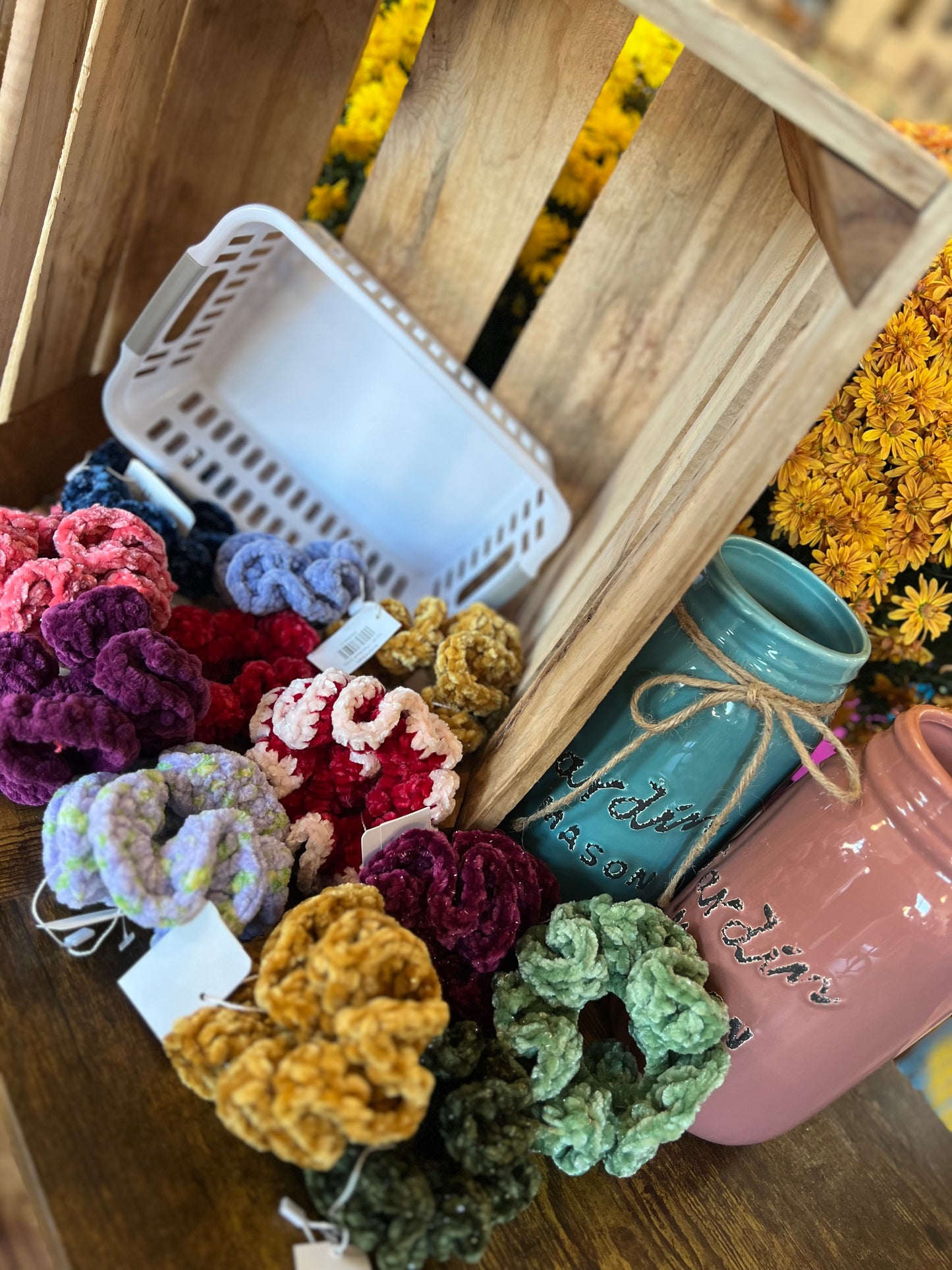 velvet scrunchies