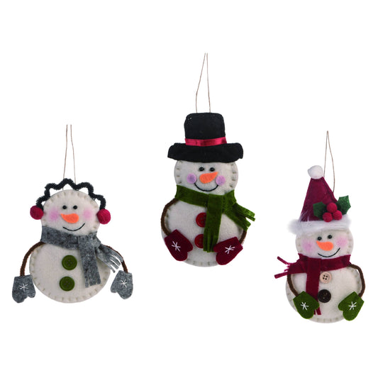 Felt Snowman