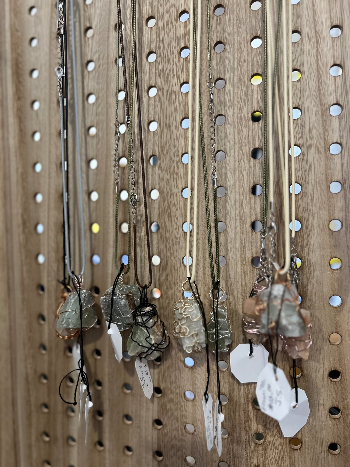 Wire wrapped necklace