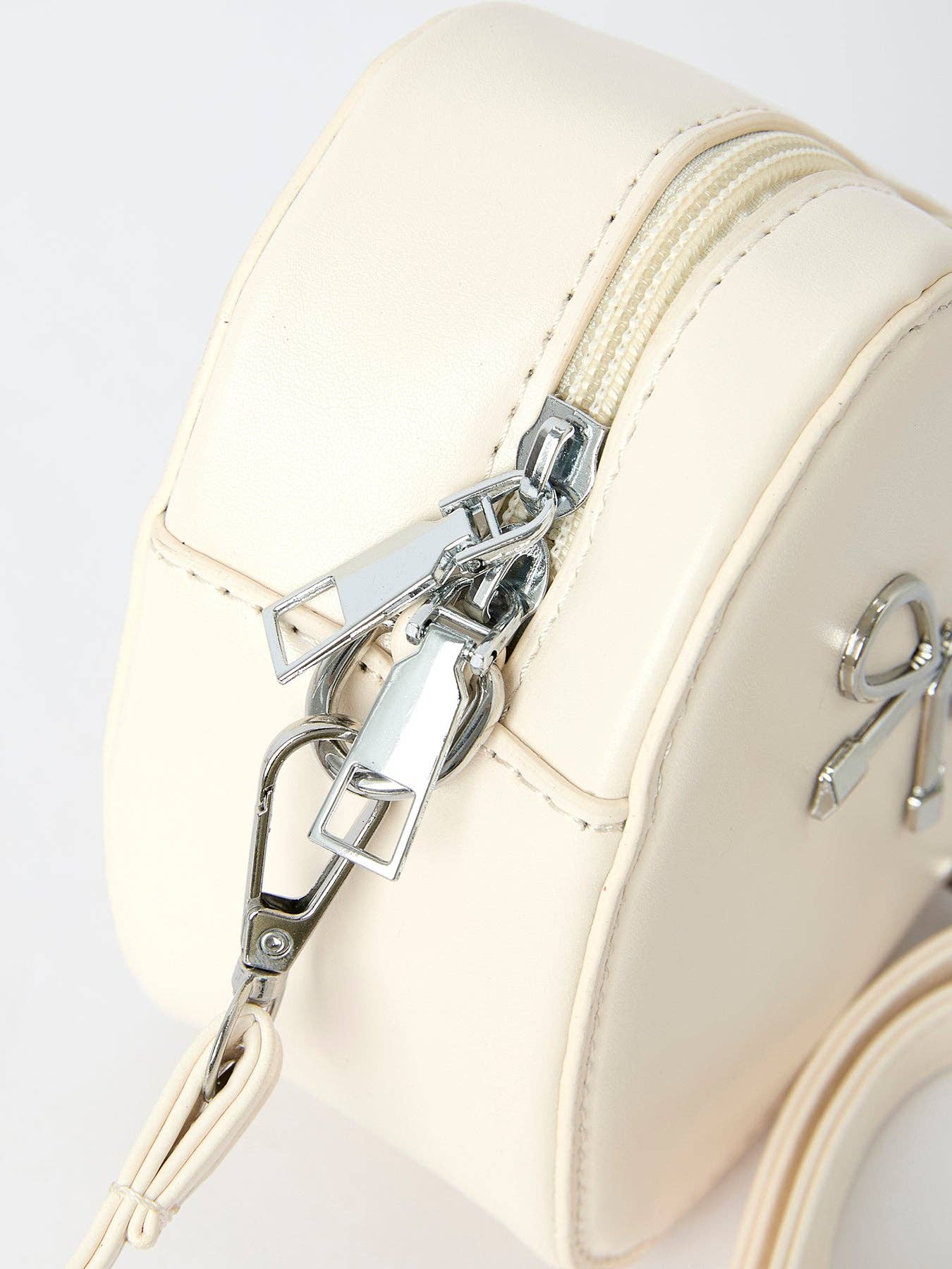 Rylee Faith Designs - Christmas and Valentine's Sweet Heart-Shaped Crossbody Girls Bag with Bow