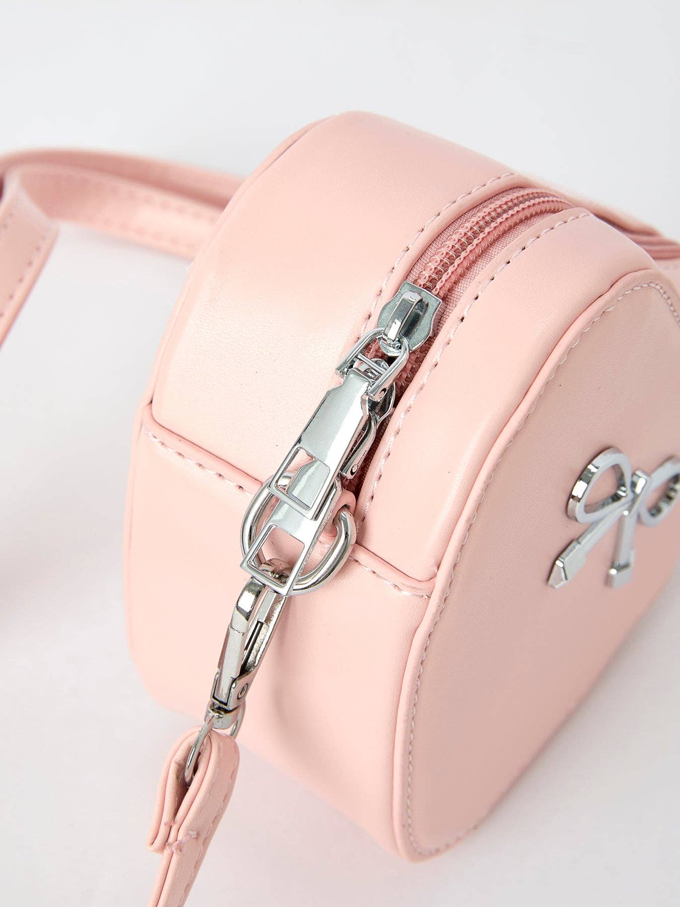 Rylee Faith Designs - Christmas and Valentine's Sweet Heart-Shaped Crossbody Girls Bag with Bow