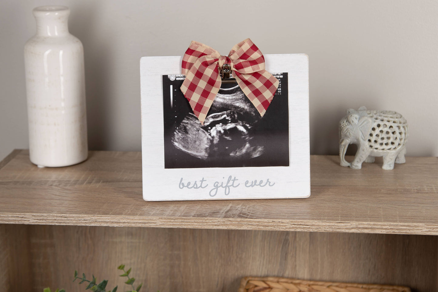 Pearhead - Best Gift Ever Sonogram Holiday Picture Frame