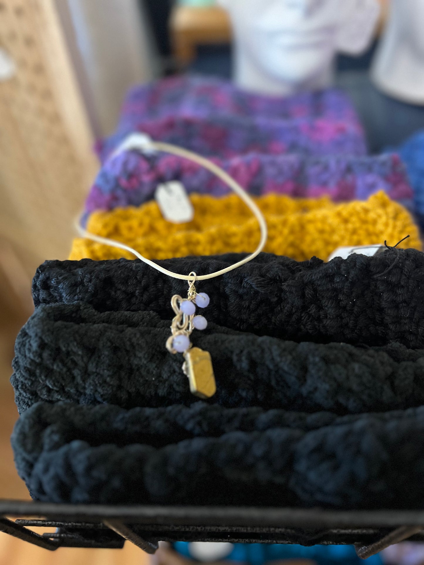 Wire wrapped necklace