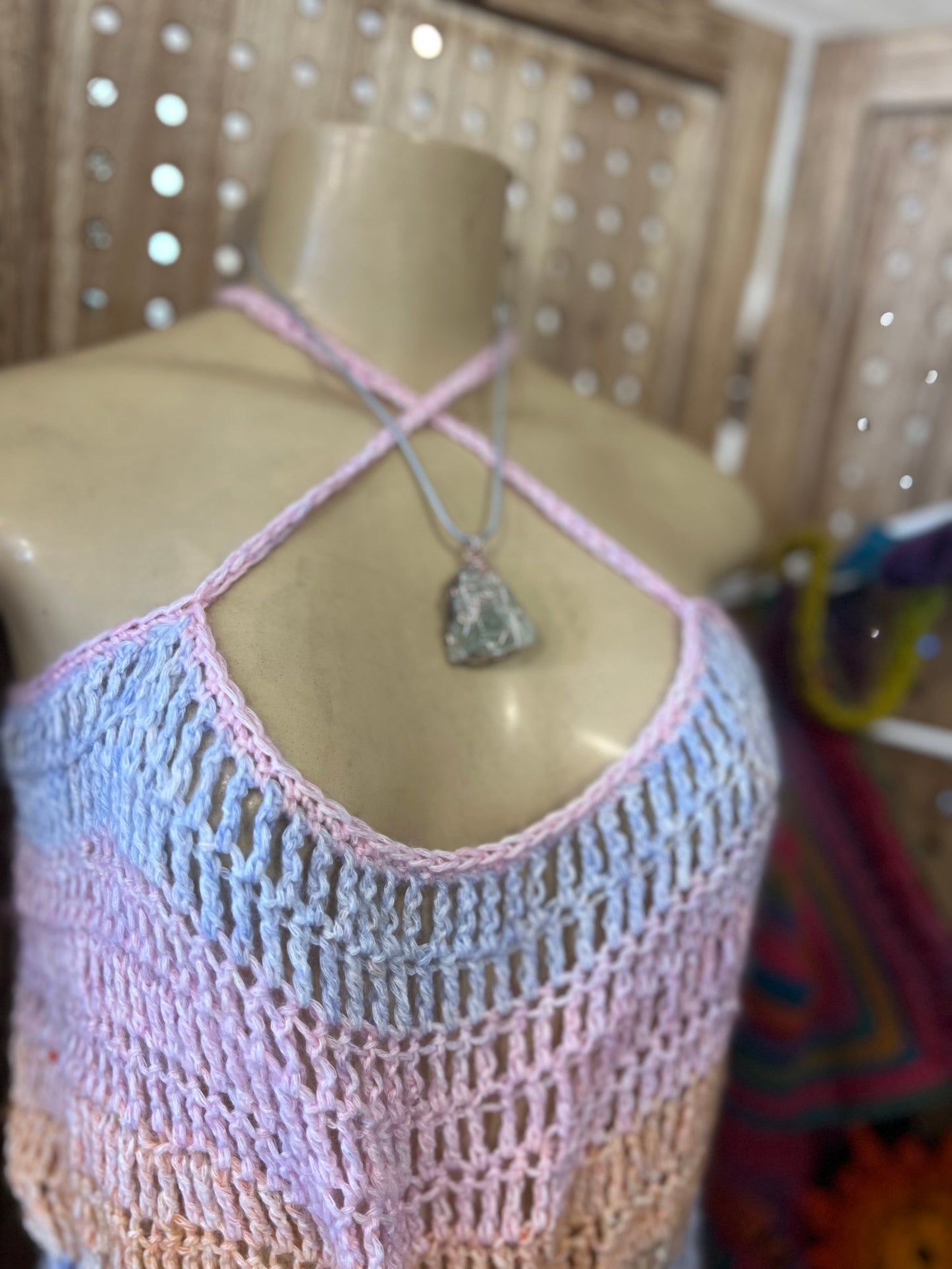 Wire wrapped necklace