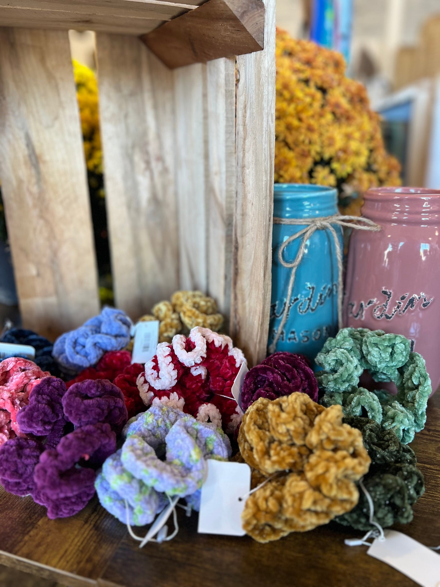 velvet scrunchies