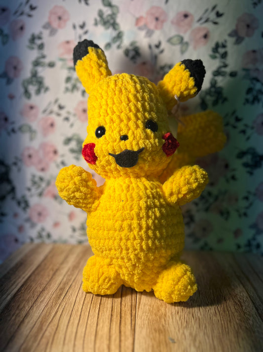 Crochet yellow pikachu