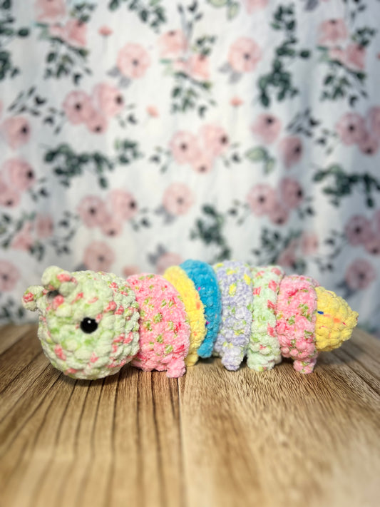 Crochet fidget caterpillar