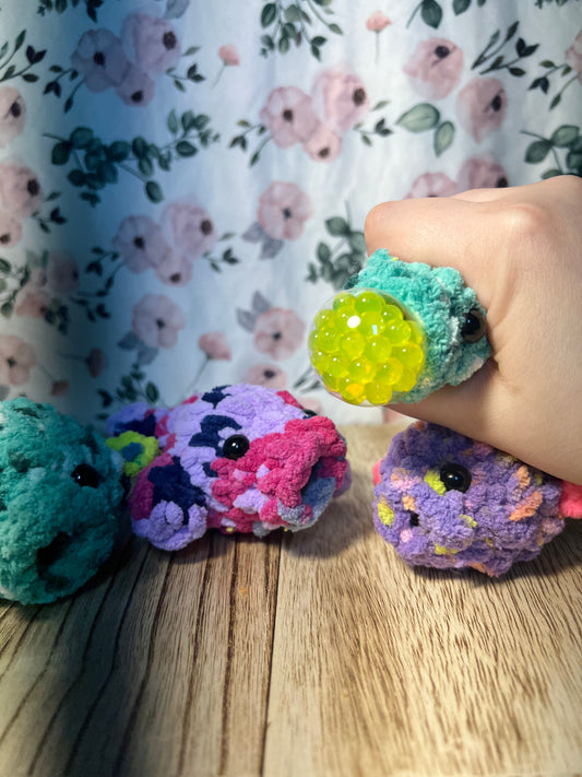 Crochet bubble fidget fish