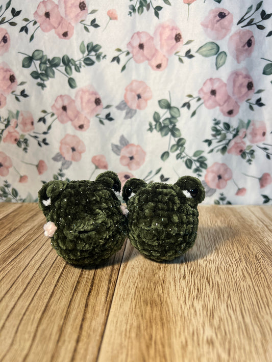 Crochet Bubble frog head