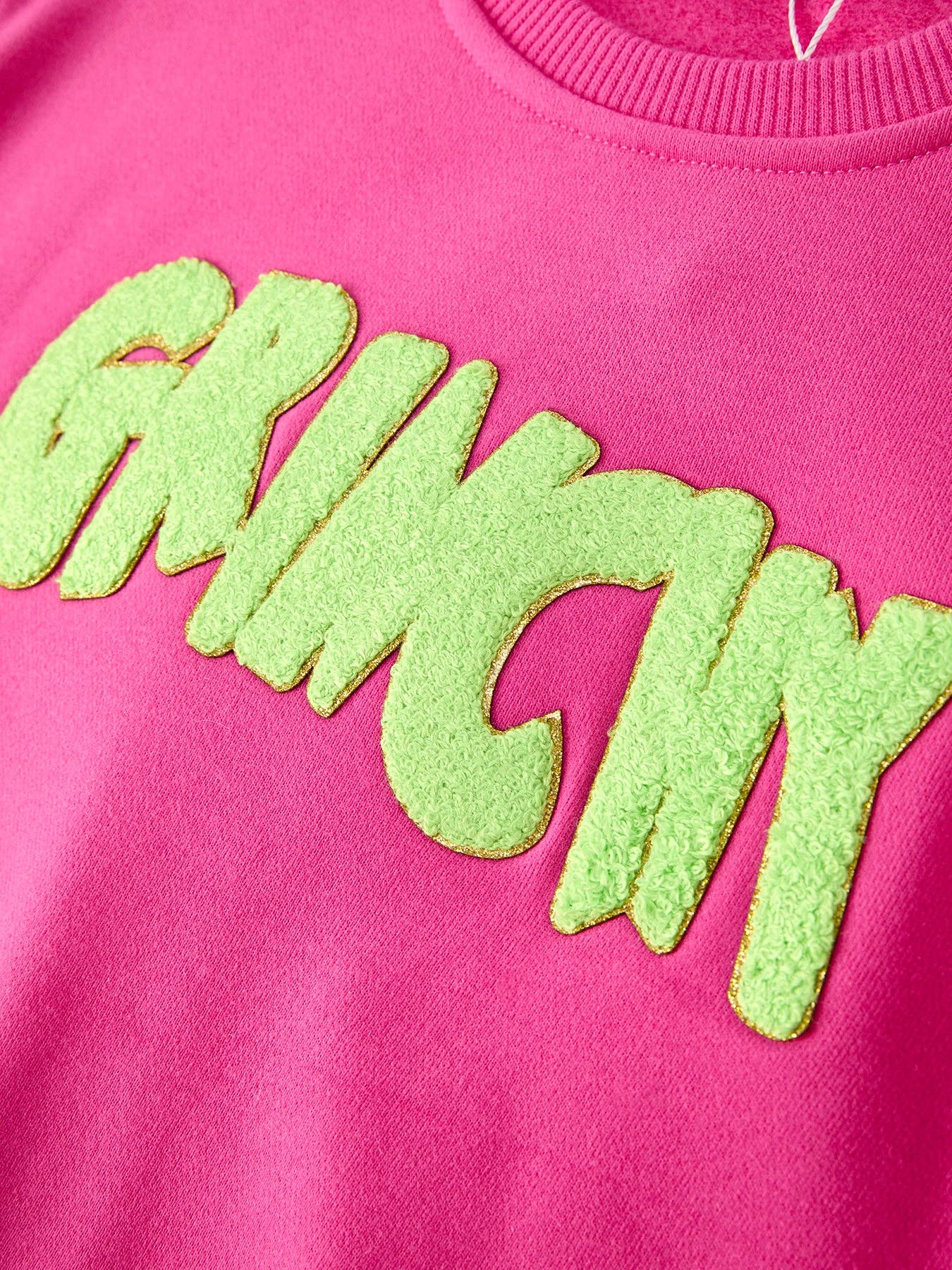 Rylee Faith Designs - Christmas Party Outfit for Girls – Pink Letter Long Sleeve Top with Pants