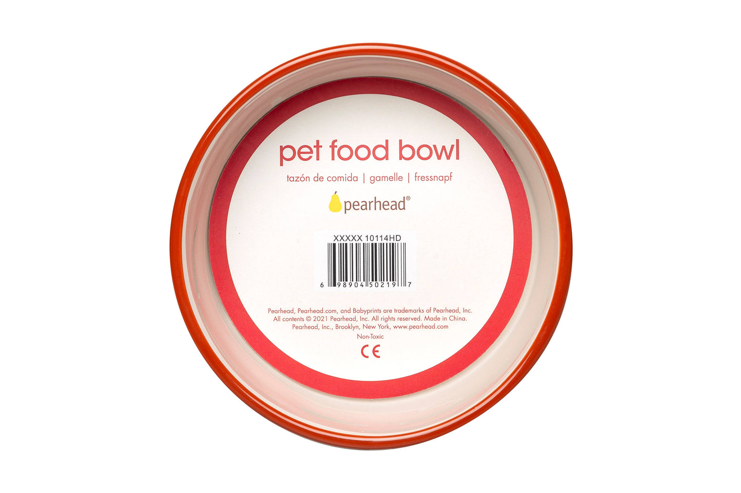 Pearhead - Merry Catmas, Cat Holiday And Christmas Feeding Bowl