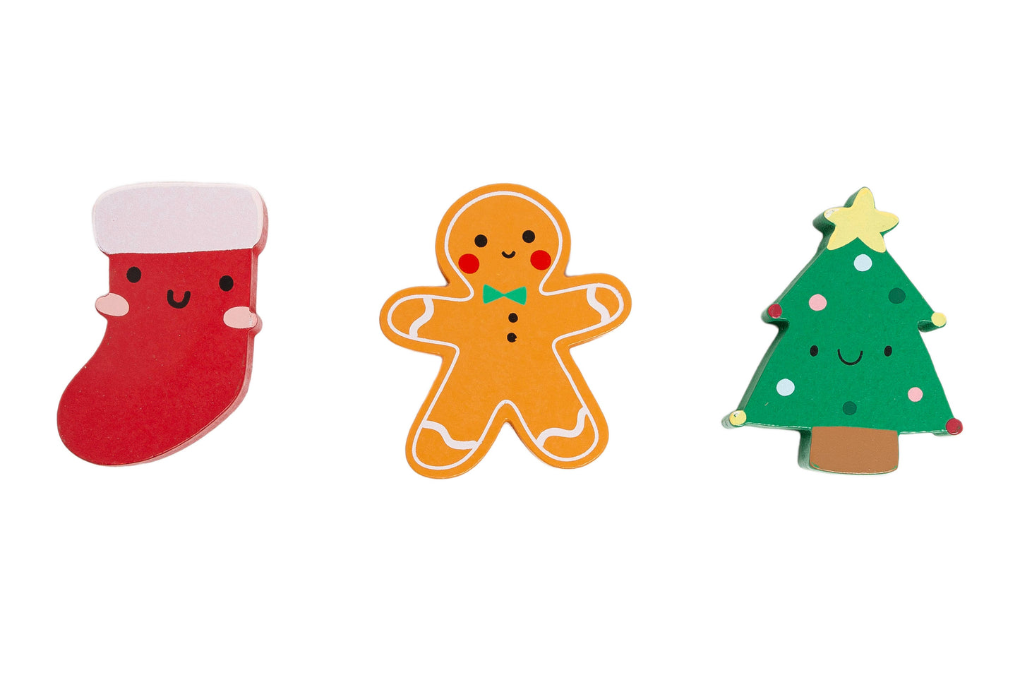 Pearhead - Wooden Christmas Holiday Puzzle, Montessori Learning Toy