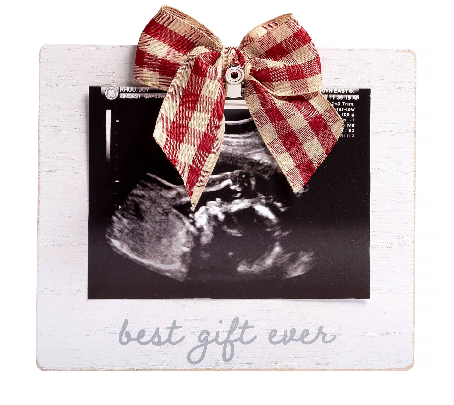 Pearhead - Best Gift Ever Sonogram Holiday Picture Frame